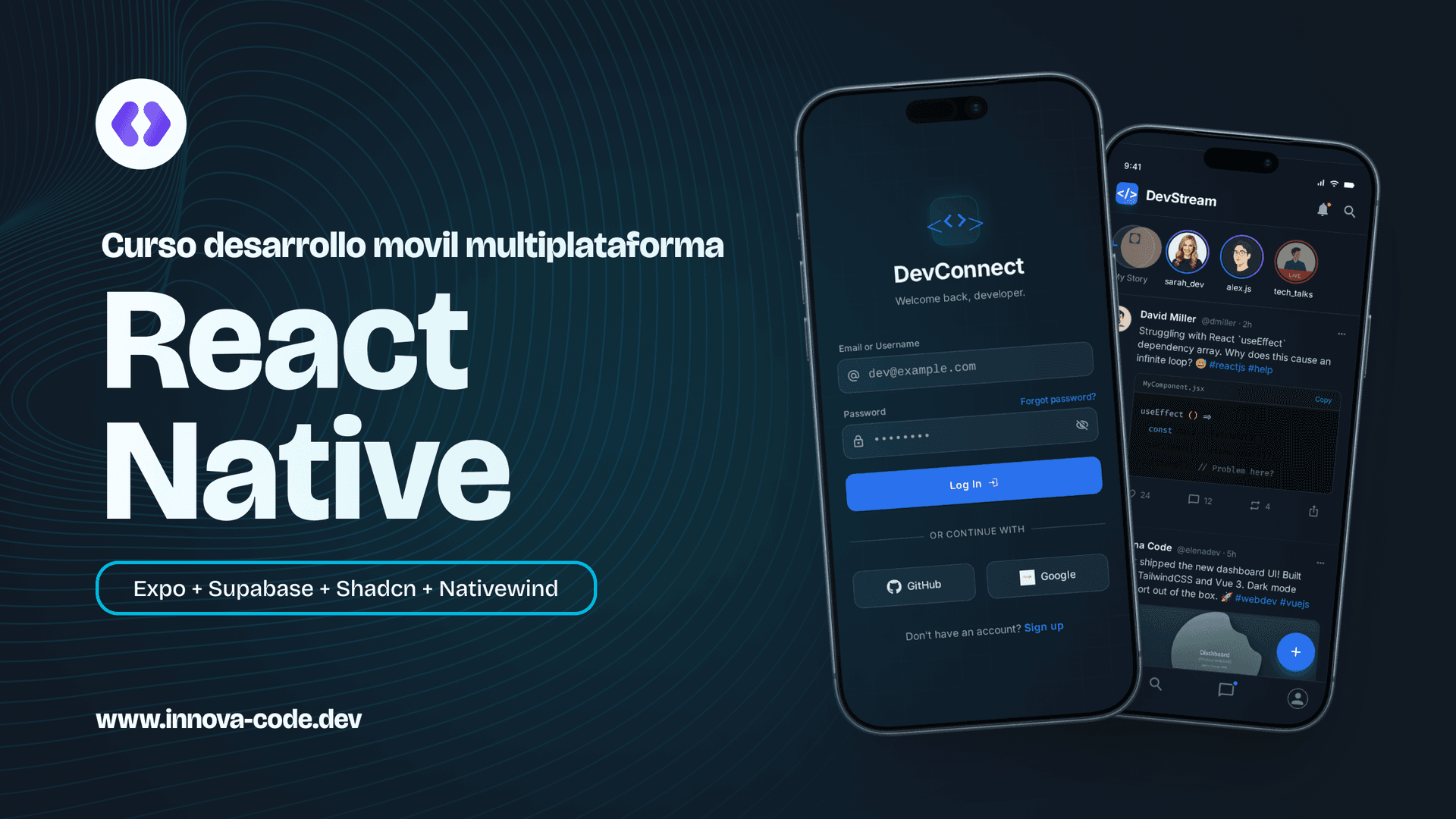 React Native - Desarrollo Multiplataforma con Expo y Supabase